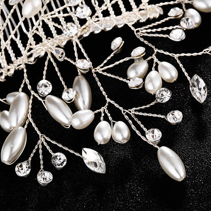 Eleganter Perlen-Haarkamm für Hochzeiten
