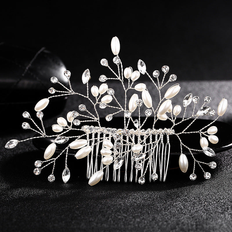 Eleganter Perlen-Haarkamm für Hochzeiten