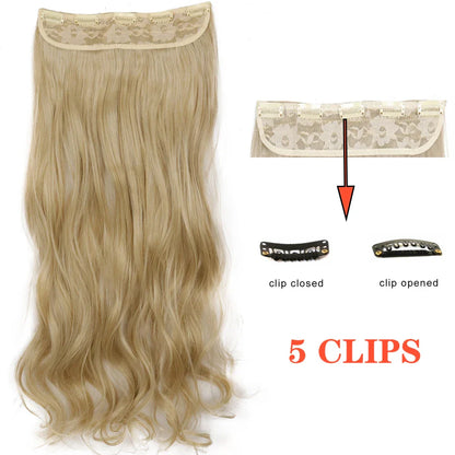 Clip-In Haarverlängerung, lockig, 5-teilig