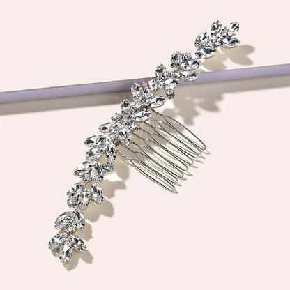 Einfacher Haarkamm mit Strass