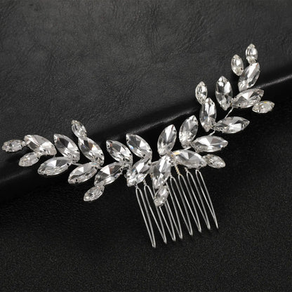 Einfacher Haarkamm mit Strass