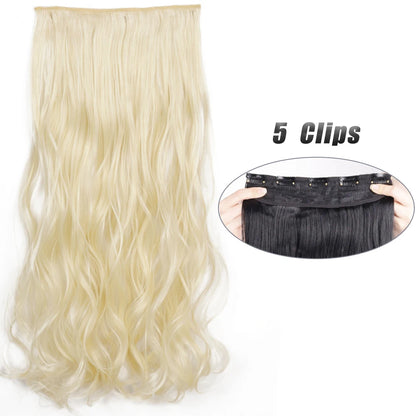 Clip-Extensions 5-teilig, lang & glatt, 80cm