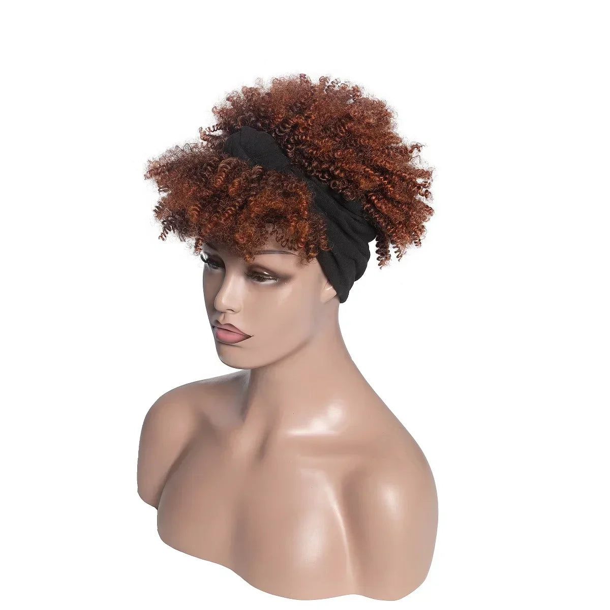 Curly Headband-Perücke, kurz & lockig