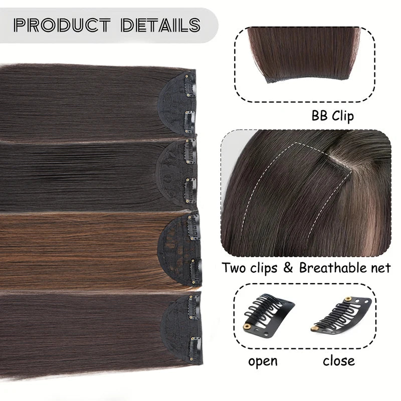 Nahtloses Clip-Haarpolster, Volumen-Booster