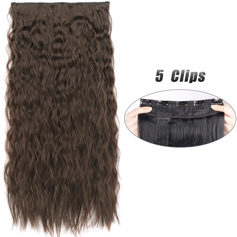 Clip-Extensions 5-teilig, lang & glatt, 80cm
