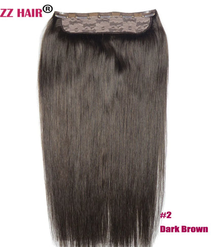 ZZHAIR 100% Echthaar-Extensions, Remy, 16–26 Zoll