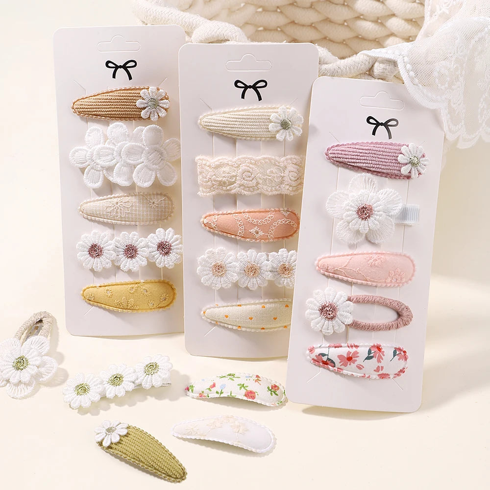 Mini-Baby-Haarclips, Blume & Hase, 5-teilig