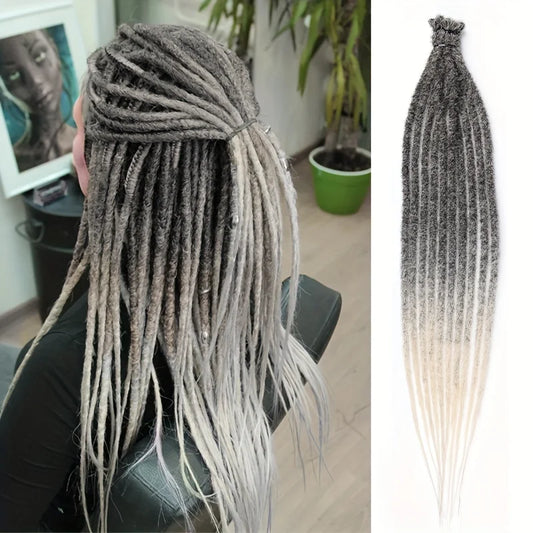 Dreadlock-Extensions, 24 Zoll, handgefertigt – Produktfoto 1