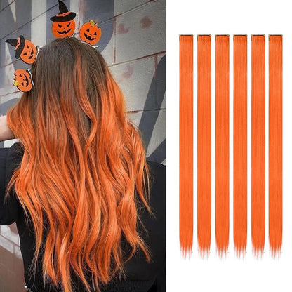 Clip-Extensions, bunte Party-Highlights, 22 Zoll