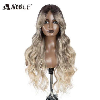 Braune Lace-Front-Perücke, Water Wave, 28 Zoll – Produktfoto 12
