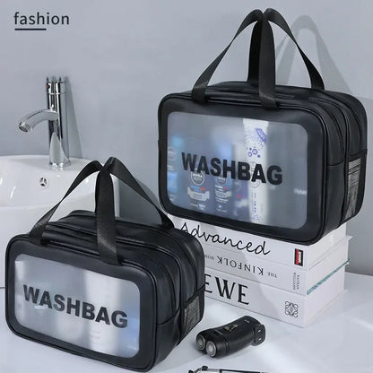 Trocken-Nass-Trenn-Tasche, transparent