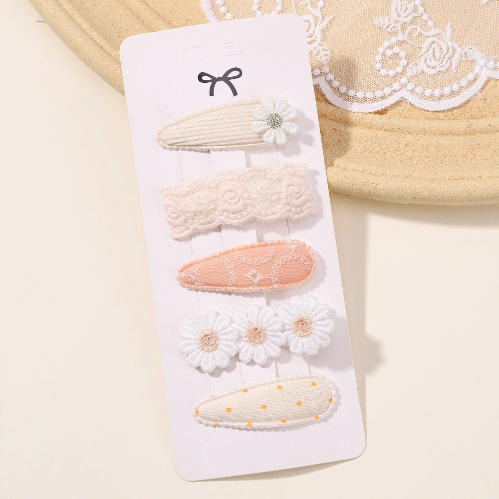 Mini-Baby-Haarclips, Blume & Hase, 5-teilig