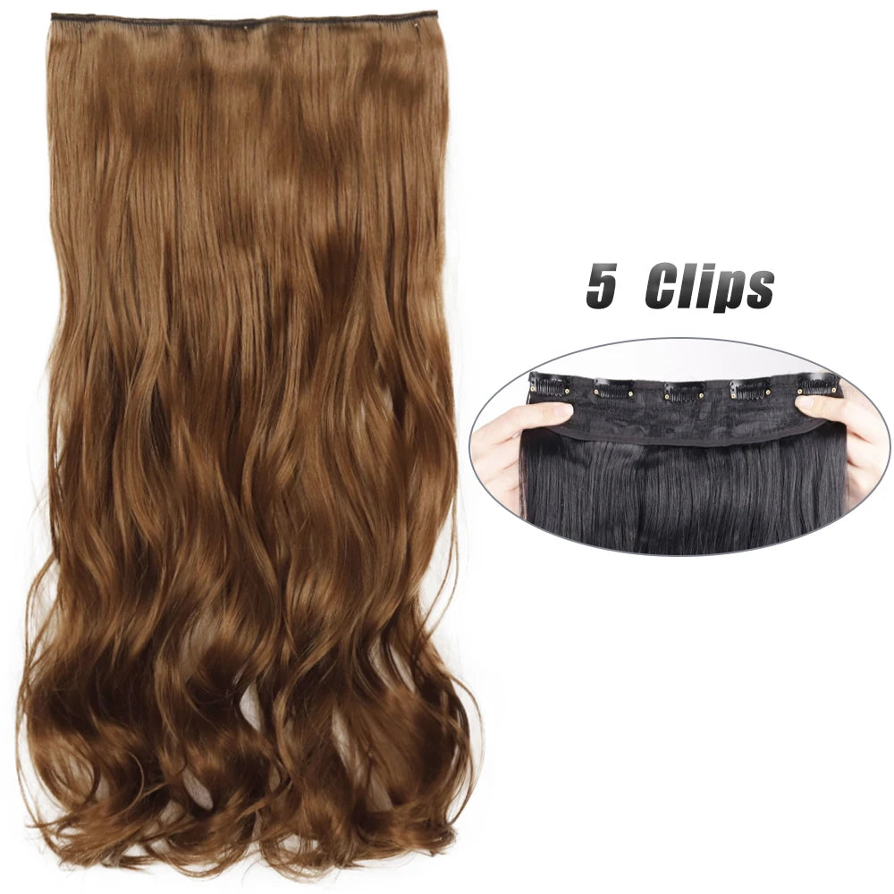 Clip-Extensions 5-teilig, lang & glatt, 80cm