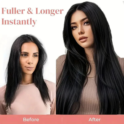 Clip-Extensions 6-teilig, lang & glatt, ultra-unsichtbar