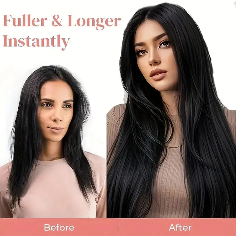 Clip-Extensions 6-teilig, glatt, Vollkopf