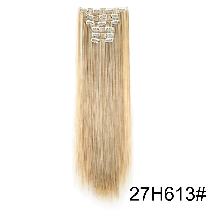 Clip-Extensions 6-teilig, lang & glatt, ultra-unsichtbar