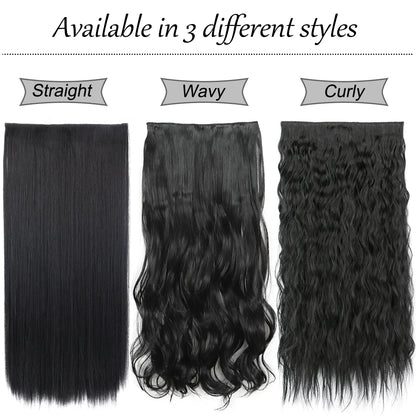Clip-Extensions 5-teilig, lang & glatt, 80cm