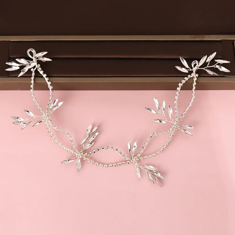Strass-Tiara-Stirnband für die Braut