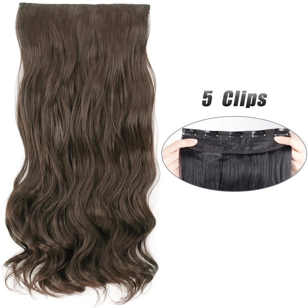 Clip-Extensions 5-teilig, lang & glatt, 80cm
