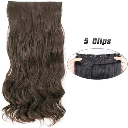 Clip-Extensions 5-teilig, lang & glatt, 80cm
