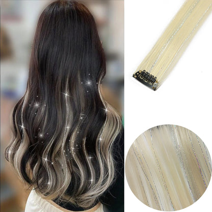 Clip-Extensions, bunte Party-Highlights, 22 Zoll