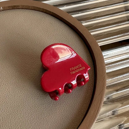 Herzförmige Mini-Acetatklammer