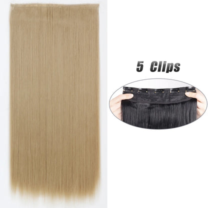 Clip-Extensions 5-teilig, lang & glatt, 80cm