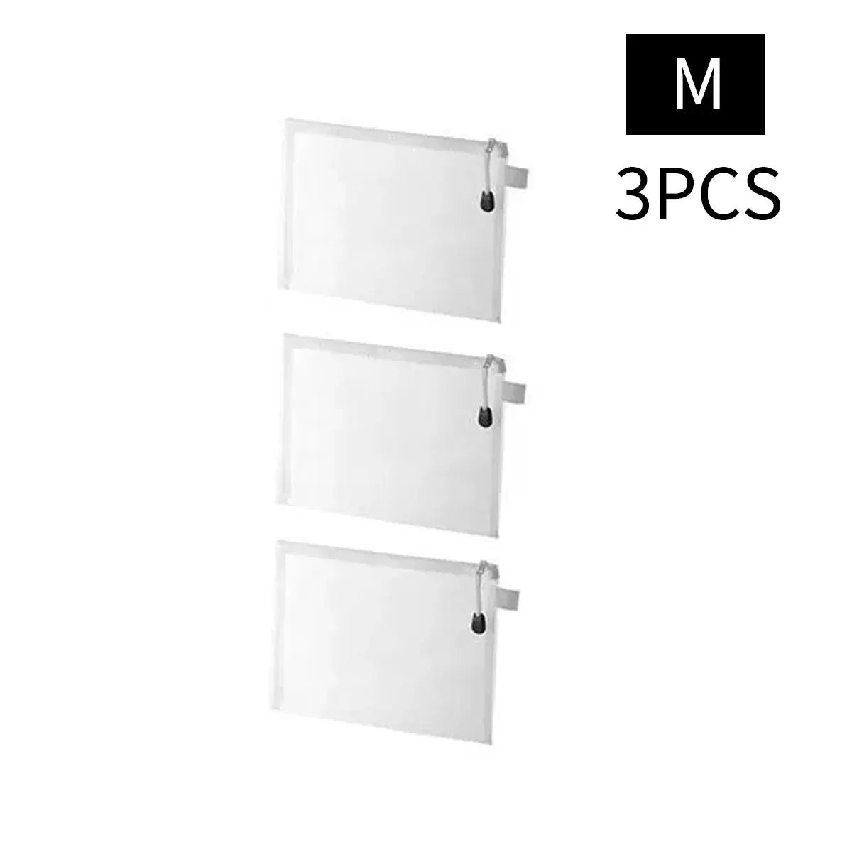 Mesh-Kosmetik-Mäppchen-Set, 3-teilig