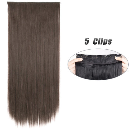 Clip-Extensions 5-teilig, lang & glatt, 80cm