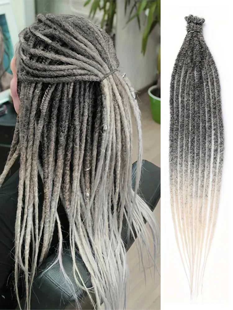 Dreadlock-Extensions, 24 Zoll, handgefertigt – Produktfoto 10