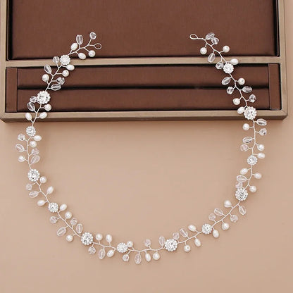 Strass-Tiara-Stirnband für die Braut