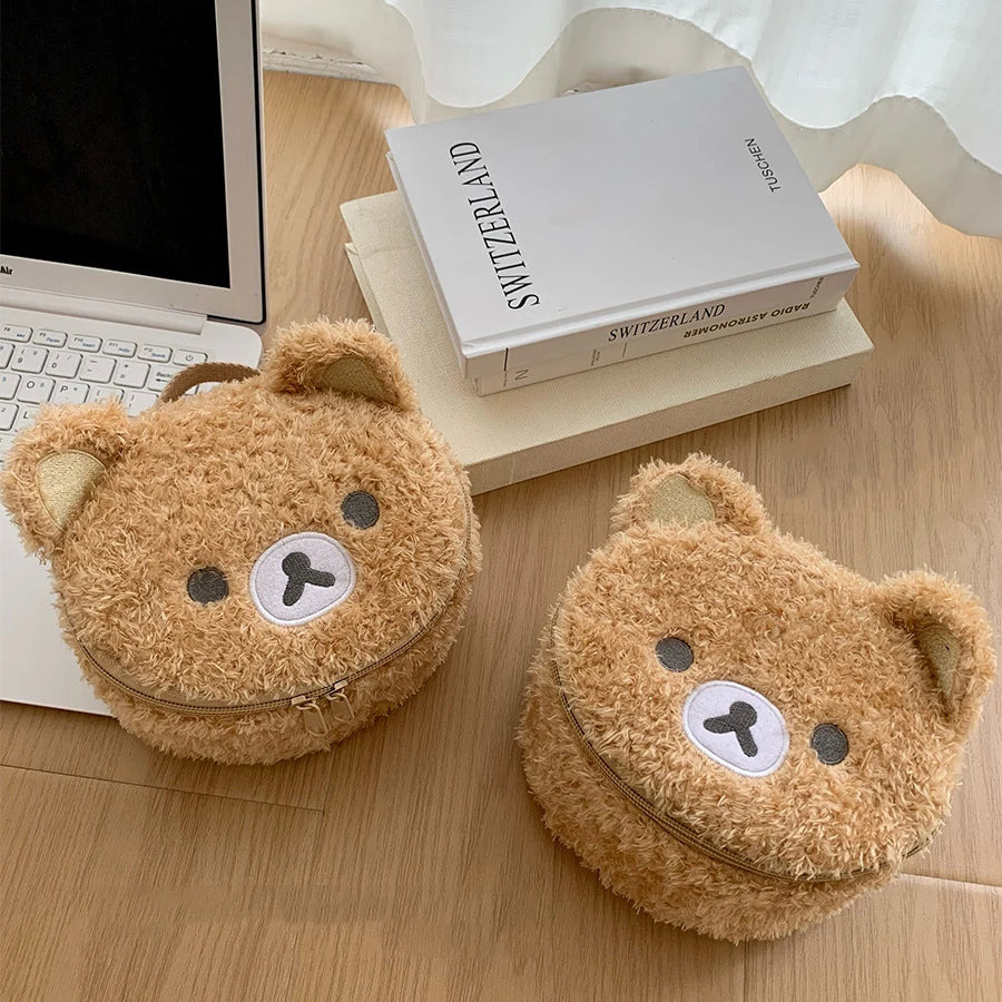 Plüsch-Kosmetiktasche Bär