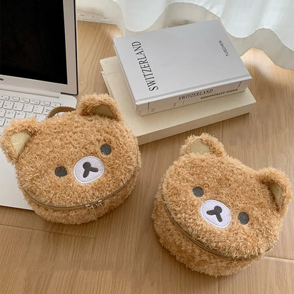 Plüsch-Kosmetiktasche Bär