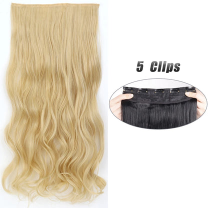 Clip-Extensions 5-teilig, lang & glatt, 80cm