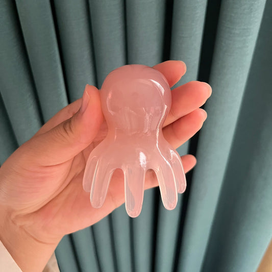 Oktopus-Kopfhautmassage-Kamm (Harz)