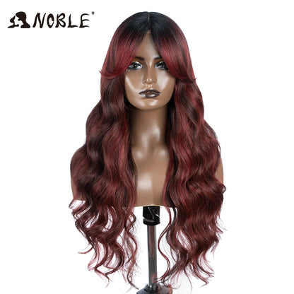 Braune Lace-Front-Perücke, Water Wave, 28 Zoll – Produktfoto 7