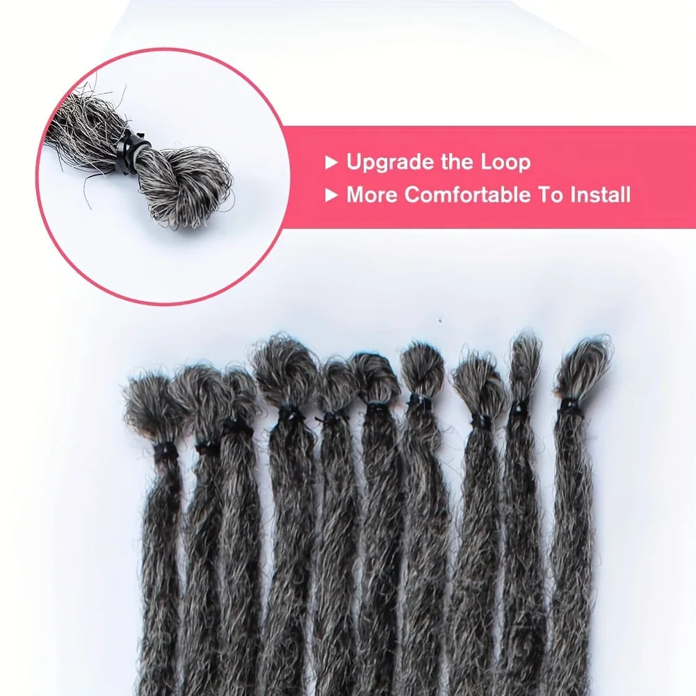 Dreadlock-Extensions, 24 Zoll, handgefertigt – Produktfoto 3