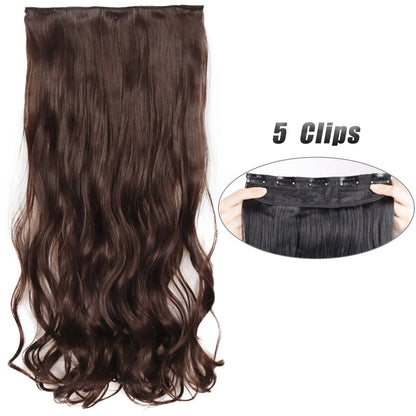 Clip-Extensions 5-teilig, lang & glatt, 80cm