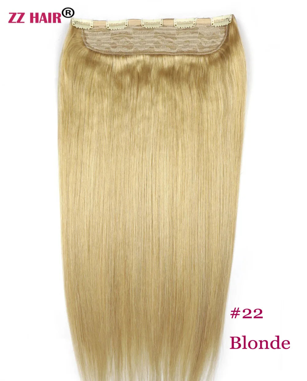 ZZHAIR 100% Echthaar-Extensions, Remy, 16–26 Zoll