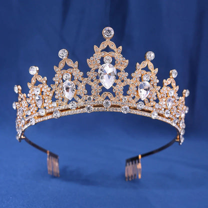 Barock-Vintage-Kristallkrone
