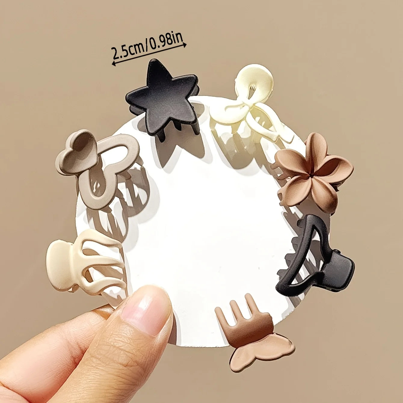 Mini-Clips Multipack, beige