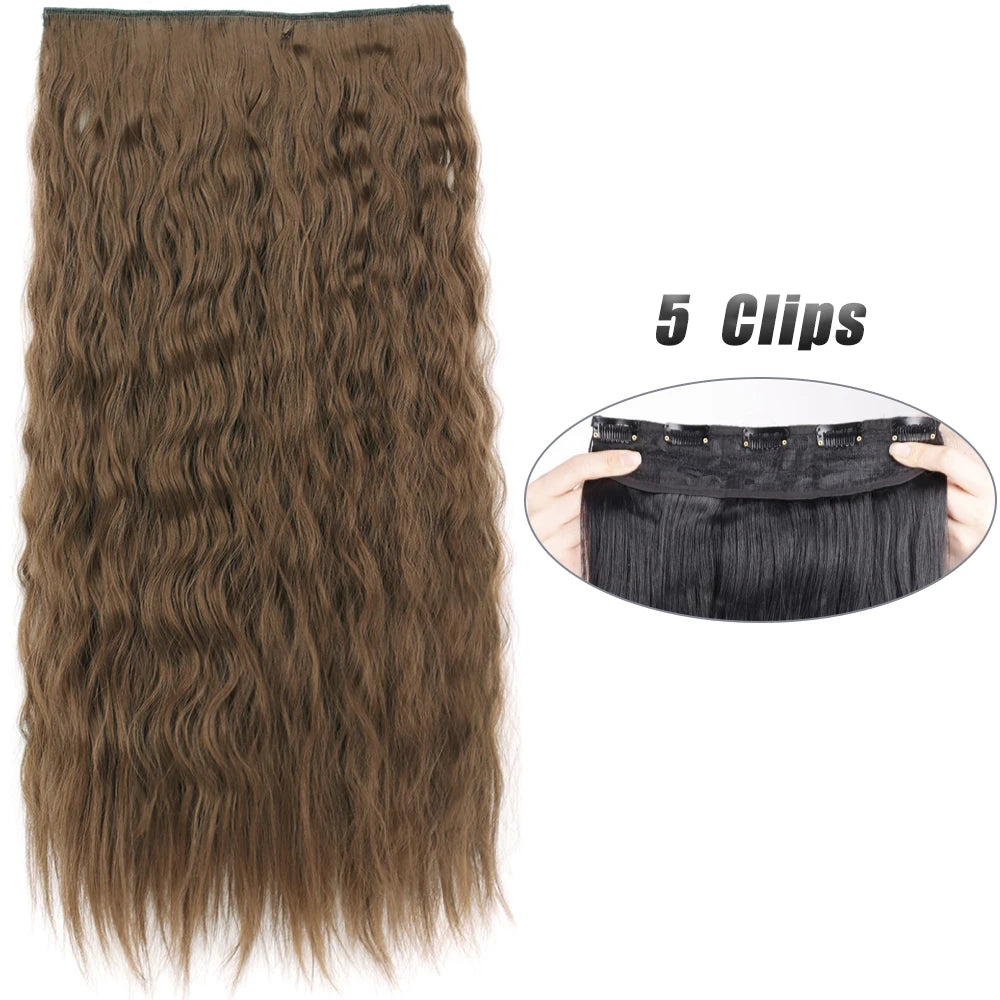 Clip-Extensions 5-teilig, lang & glatt, 80cm