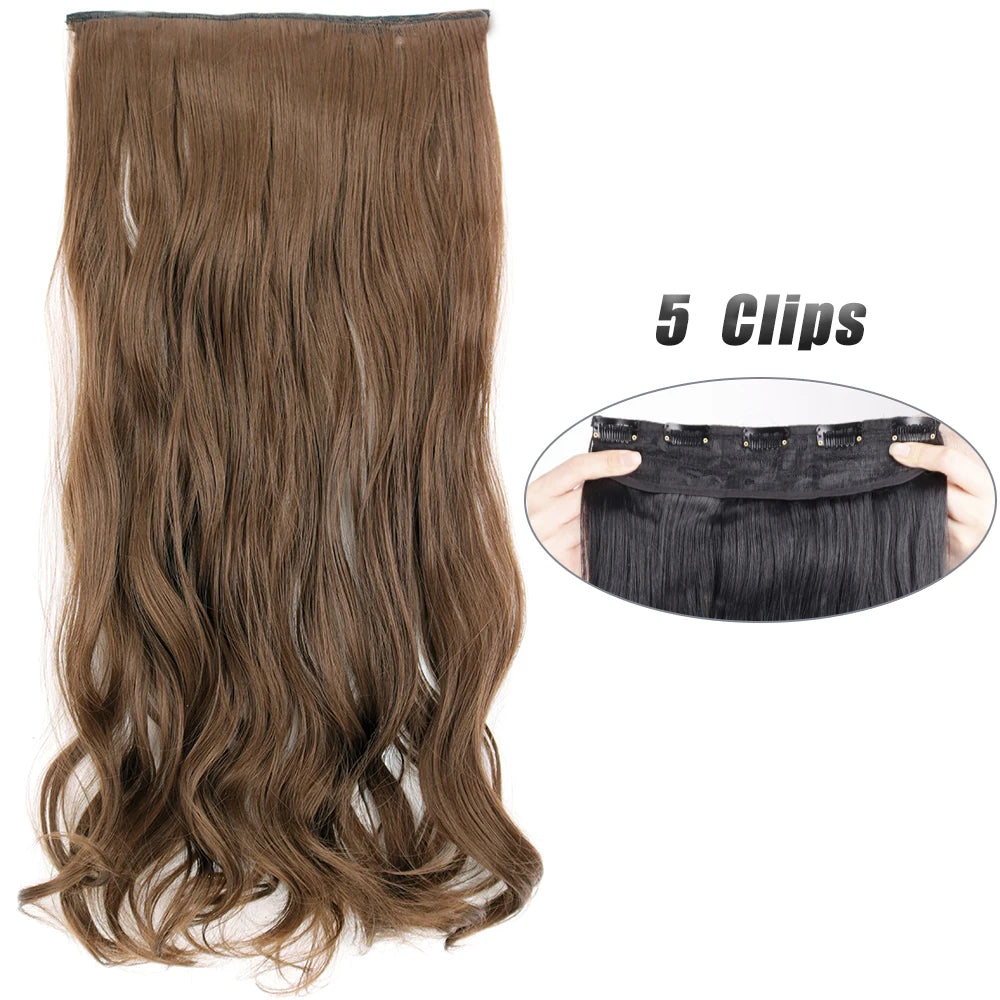 Clip-Extensions 5-teilig, lang & glatt, 80cm