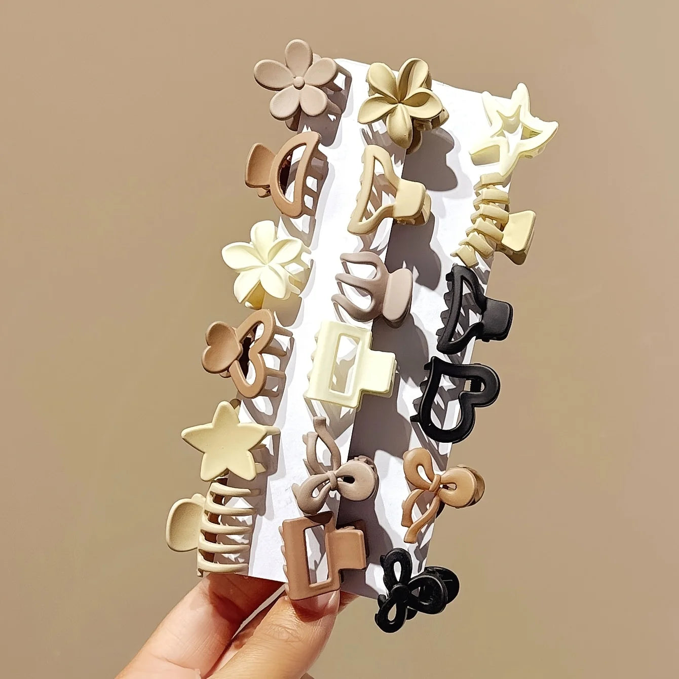 Mini-Clips Multipack, beige