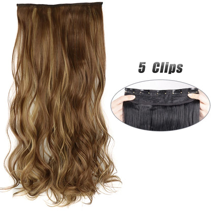 Clip-Extensions 5-teilig, lang & glatt, 80cm