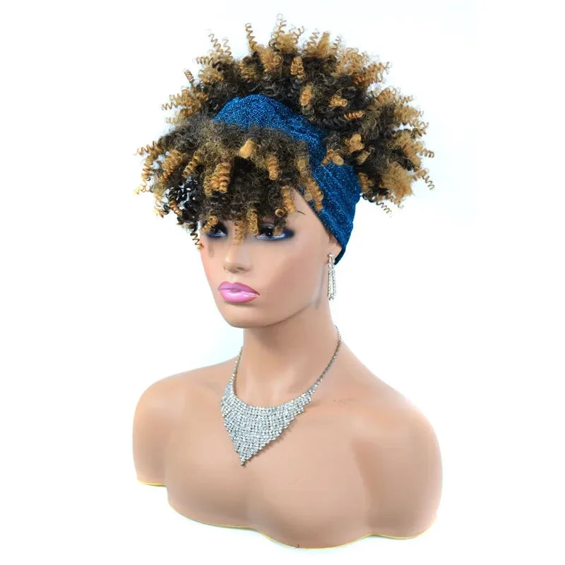 Curly Headband-Perücke, kurz & lockig – Produktfoto 11