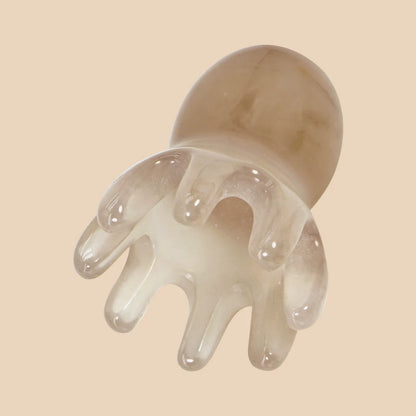 Oktopus-Kopfhautmassage-Kamm (Harz)