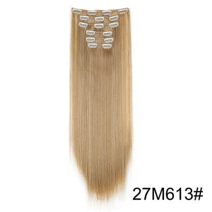 Clip-Extensions 6-teilig, glatt, Vollkopf