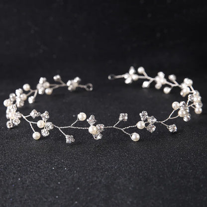 Strass-Tiara-Stirnband für die Braut