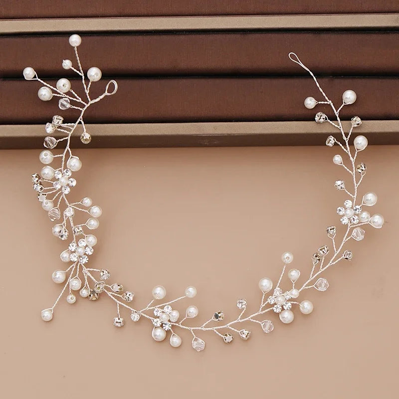 Strass-Tiara-Stirnband für die Braut